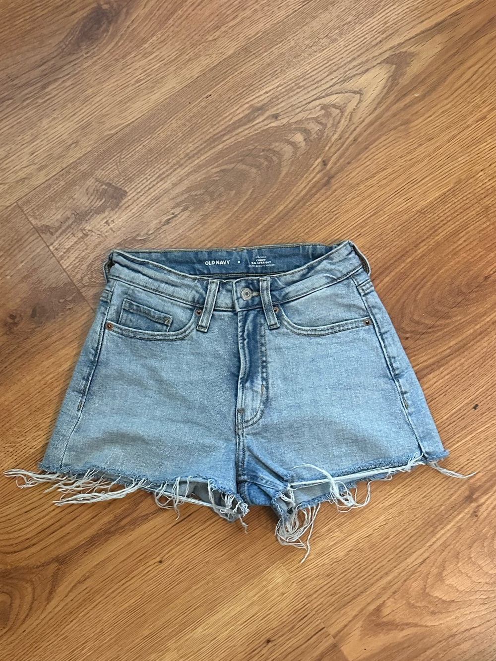 Old Navy Light Blue Denim Cutoff Shorts